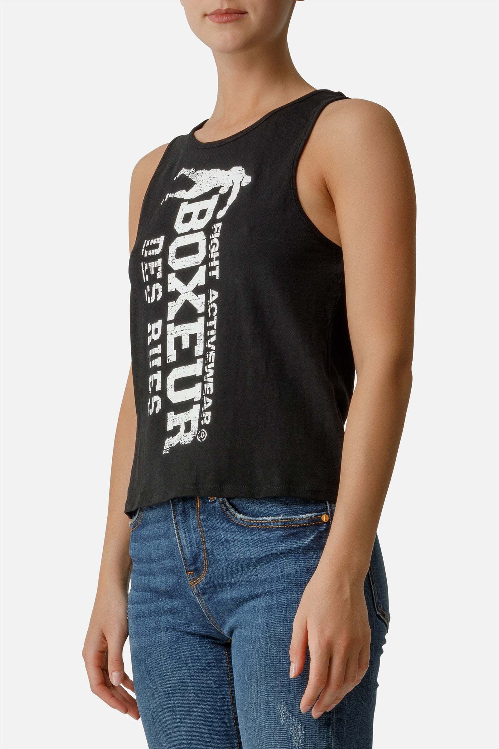 BOXEUR DES RUES Tanktop »BOXEUR DES RUES Top Basic Tank Top With Front Logo« BOXEUR DES RUES Tanktop »BOXEUR DES RUES Top Basic Tank Top With Front Logo« von BOXEUR DES RUES