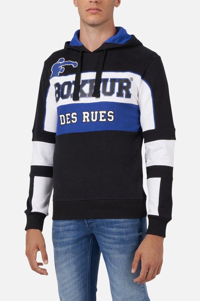 Kapuzenpullover Herren Schwarz L von BOXEUR DES RUES