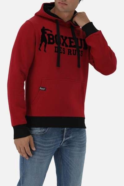 Kapuzenpullover Man Hoodie Sweatshirt Herren Bordeaux S von BOXEUR DES RUES