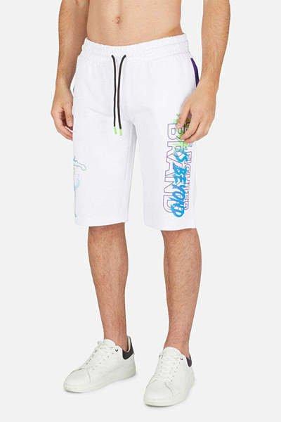 Shorts Pants Print Herren Weiss XL von BOXEUR DES RUES