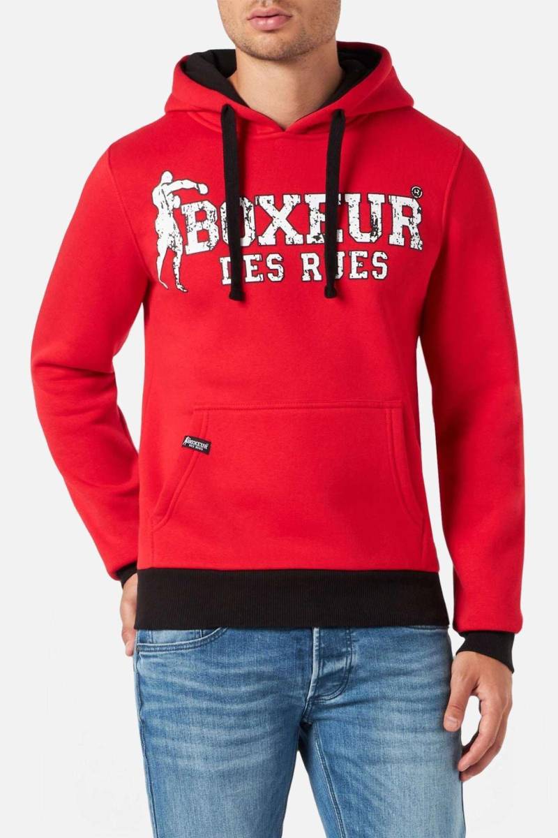 Sweatshirts Man Hoodie Sweatshirt Herren Rot Bunt S von BOXEUR DES RUES