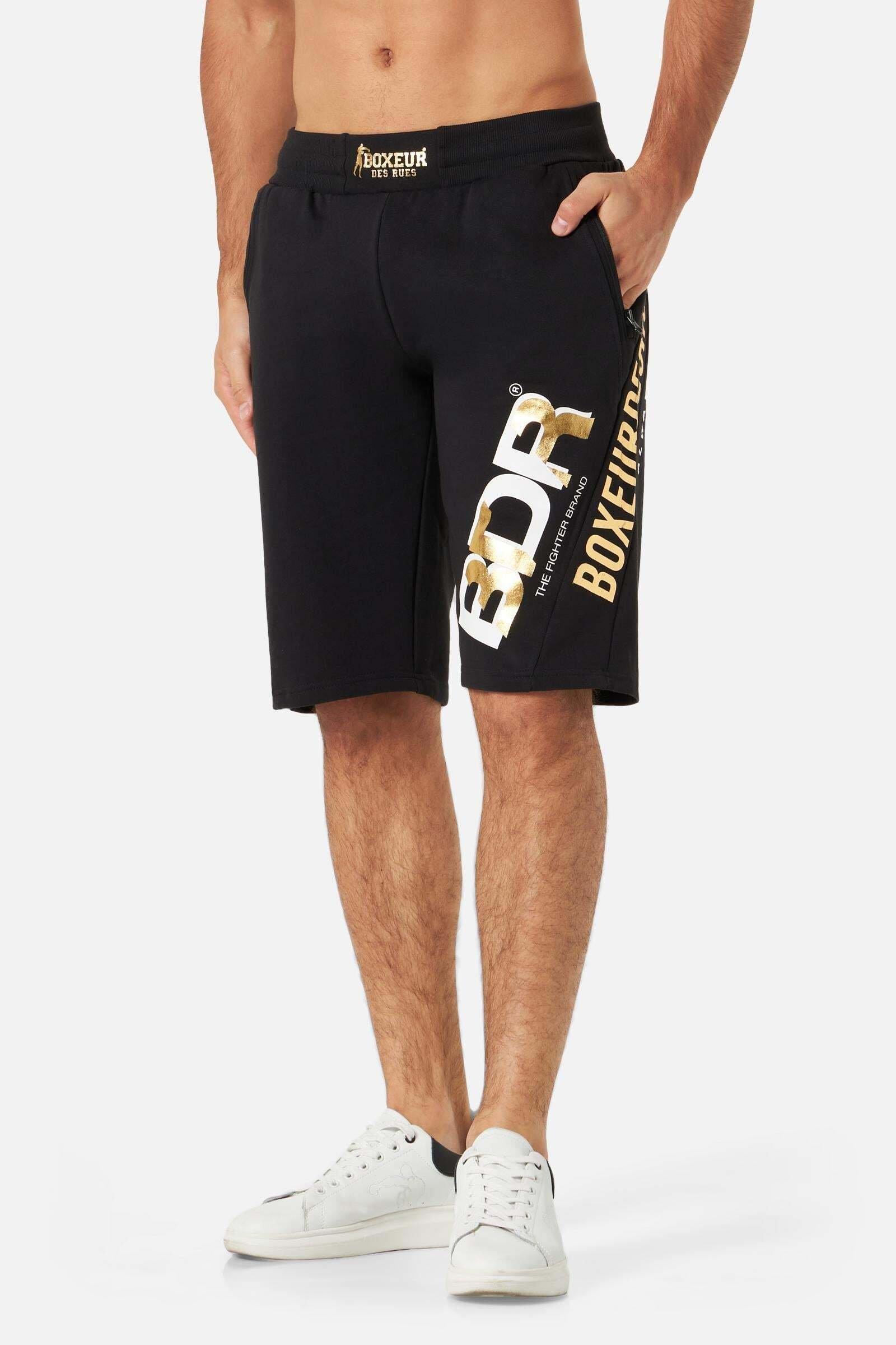 Sweatshorts Lettering Printed Short Pant Herren Schwarz L von BOXEUR DES RUES