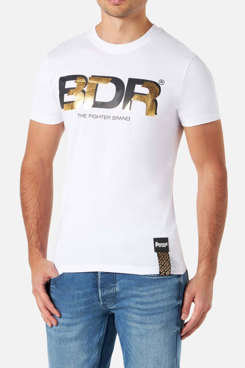 T-shirts Bdr Printed T-shirt Herren Weiss L von BOXEUR DES RUES