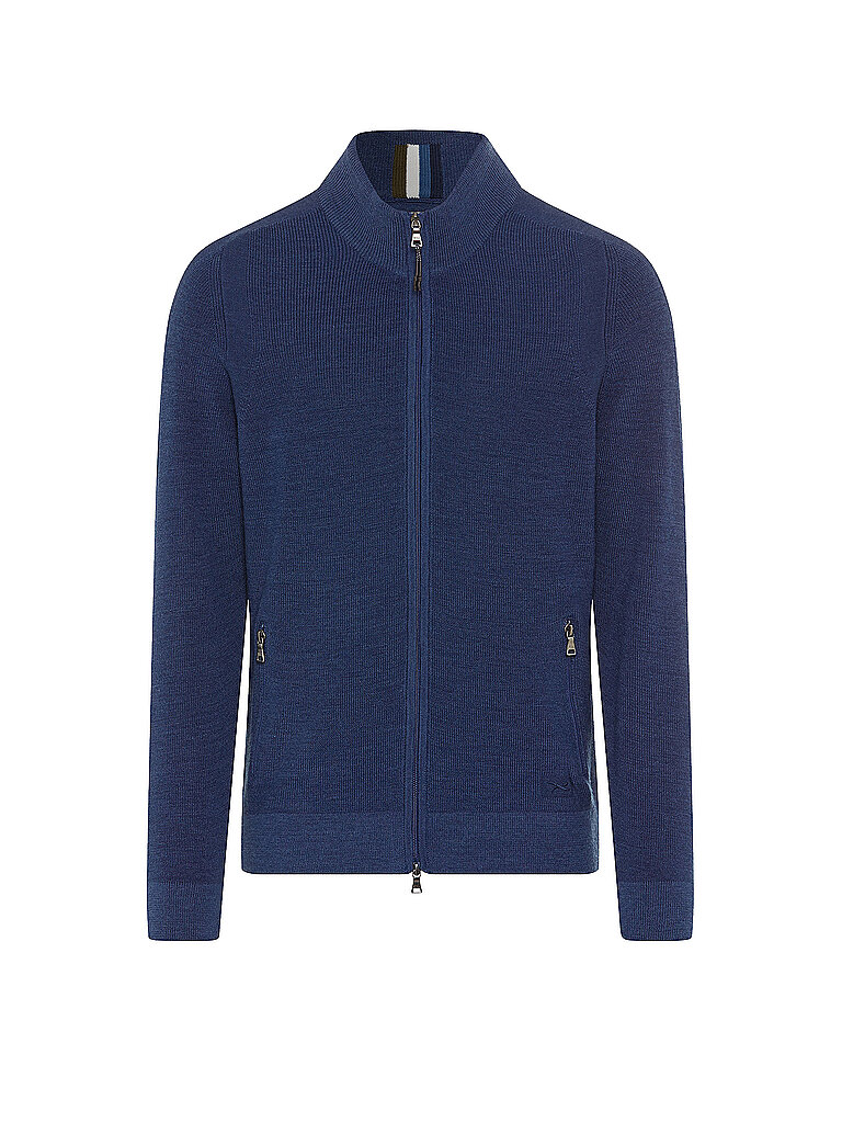 BRAX Strickjacke JOHN blau | M von BRAX