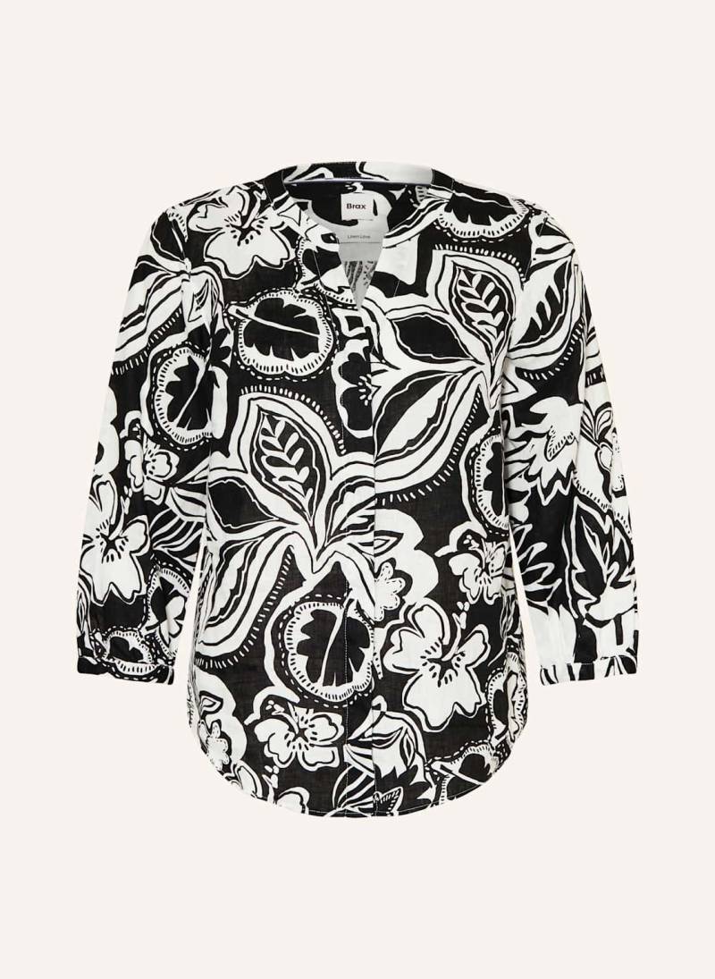 Brax Bluse Velia Aus Leinen schwarz von BRAX