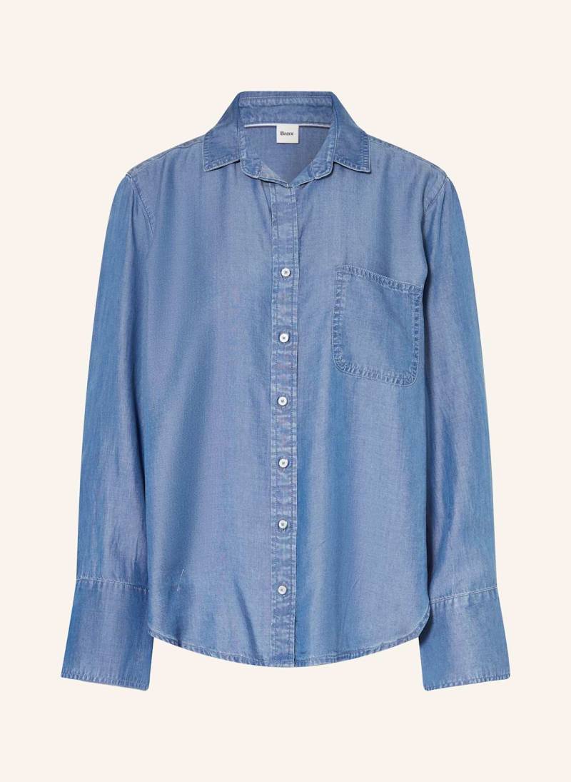 Brax Hemdbluse Vivien In Jeansoptik blau von BRAX