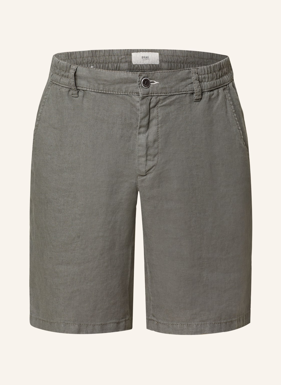 Brax Leinenshorts Balu Modern Fit gruen von BRAX