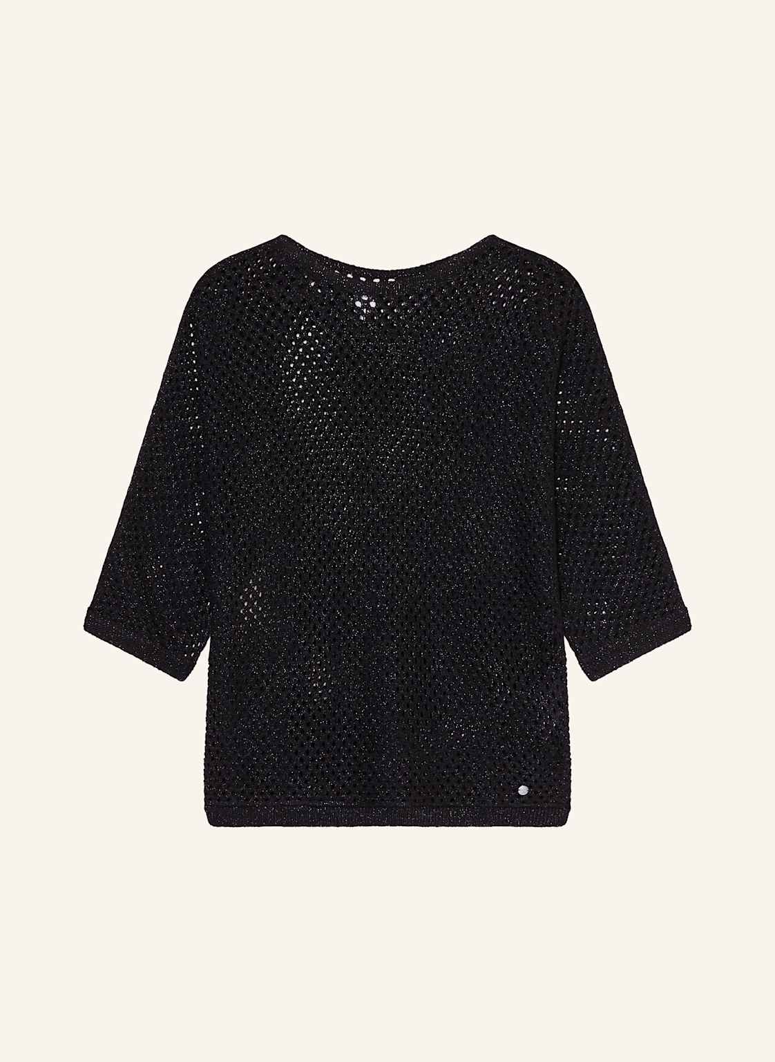 Brax Pullover Mit 3/4-Arm Und Glitzergarn schwarz Brax Pullover Mit 3/4-Arm Und Glitzergarn schwarz von BRAX