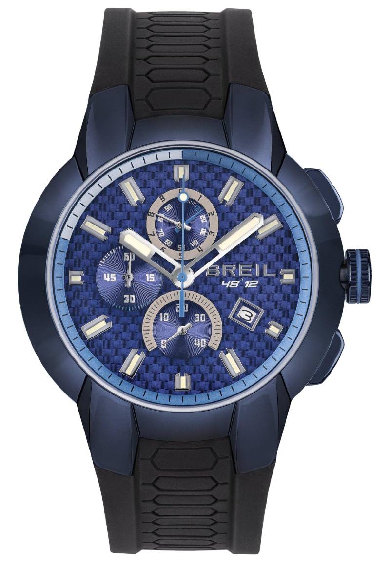 Armbanduhr Chrono 48''12 Herren Schwarz ONE SIZE von BREIL