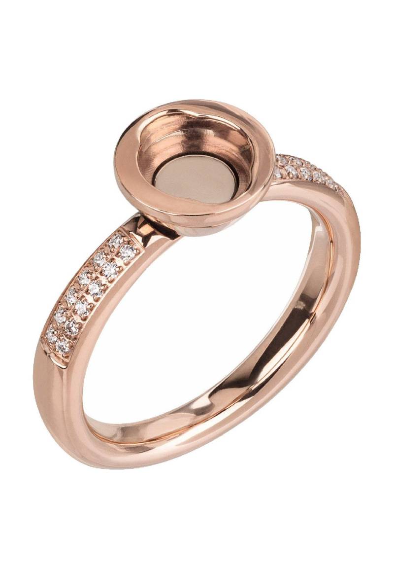 Ring Breil Stones Damen Goldrosa ONE SIZE von BREIL