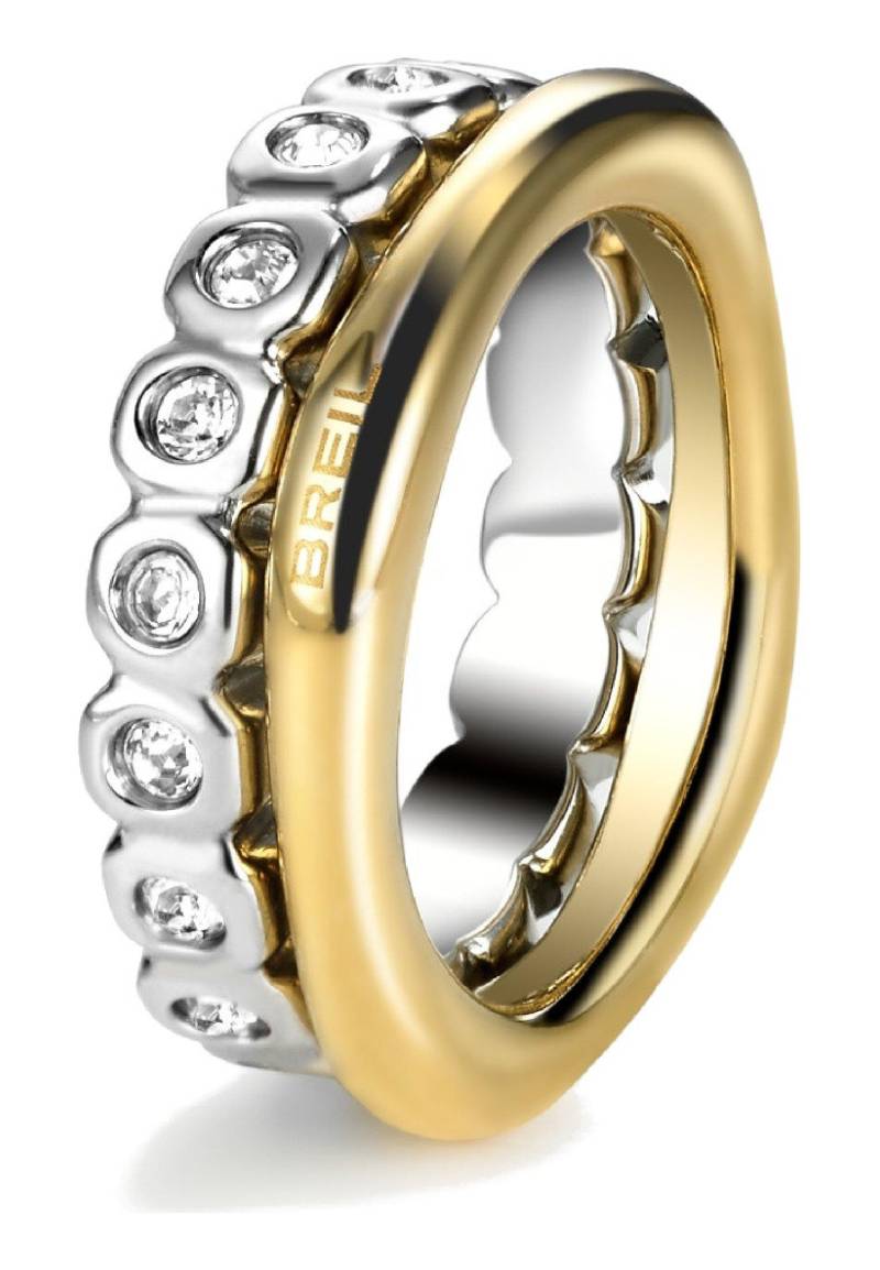 Ring Rolling Diamonds Damen Gold ONE SIZE von BREIL