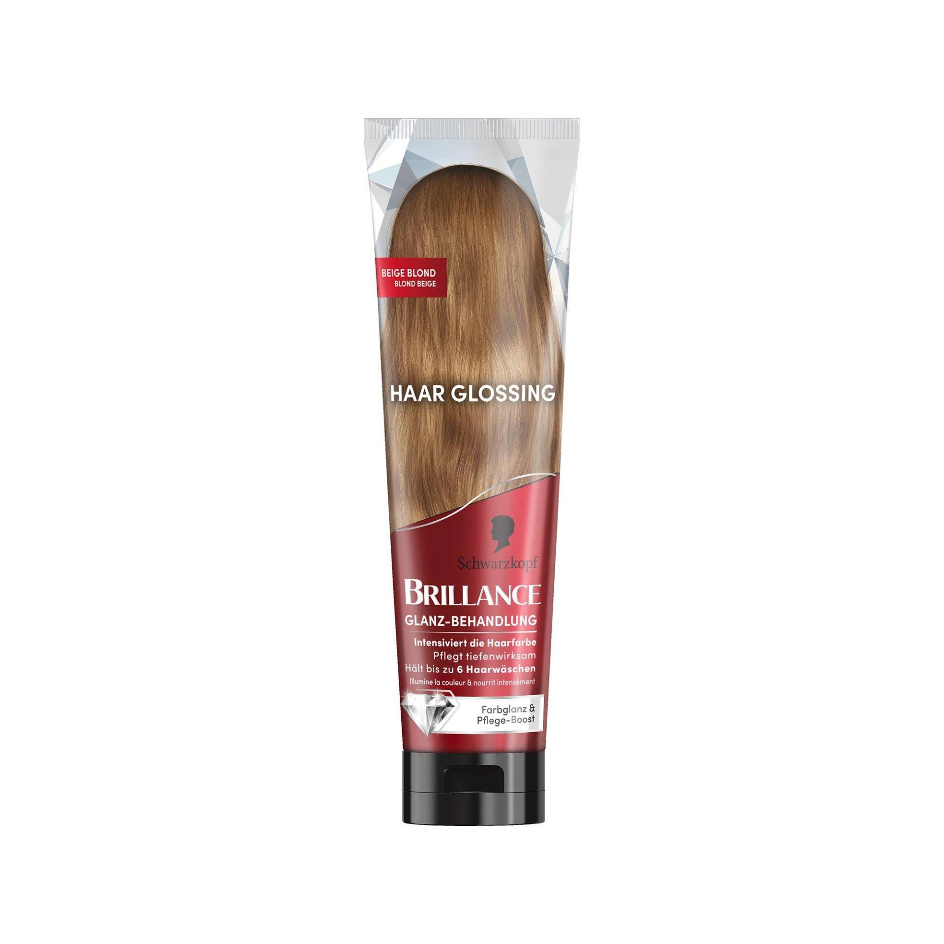 Glanz-behandlung Haar Glossing Damen Beige Blond 150 ml von BRILLANCE