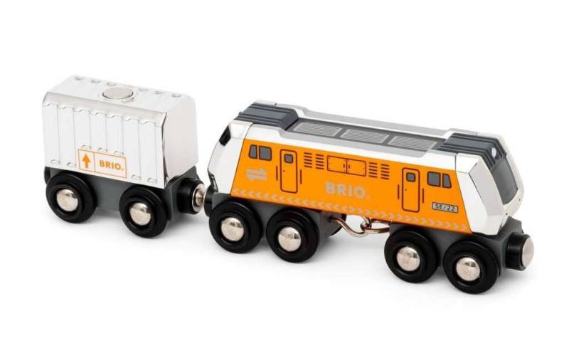 BRIO® Spielzeugeisenbahn-Lokomotive »Brio Grosse Frachtlok m. Waggon« von BRIO®