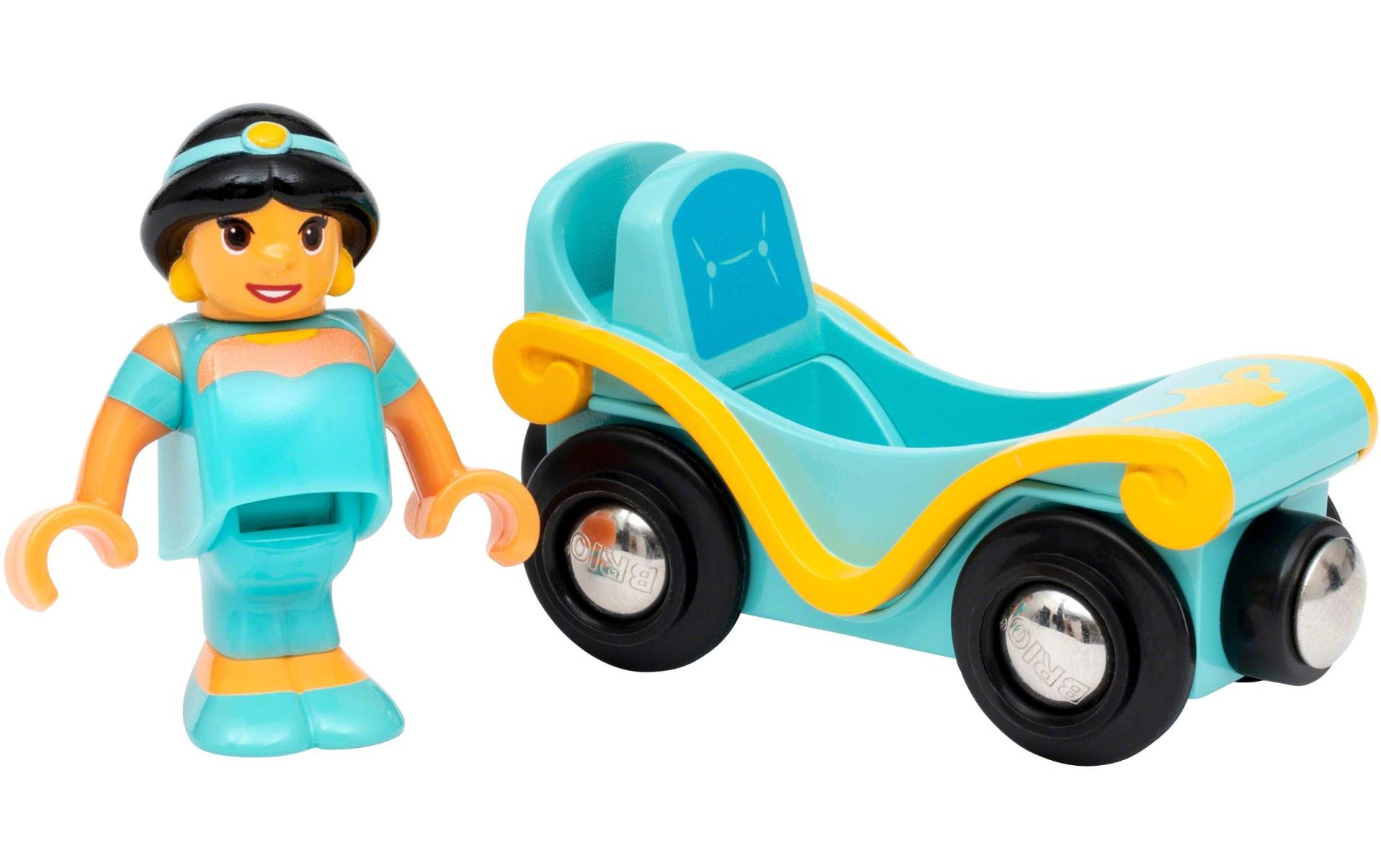 BRIO® Spielzeugeisenbahn-Lokomotive »Jasmin mit Waggon Disney Princess« von BRIO®