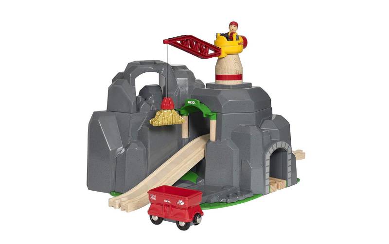 BRIO® Spielzeugeisenbahn-Tunnel »BRIO® WORLD Grosse Goldfarbenmine mit Sound-Tunnel« von BRIO®