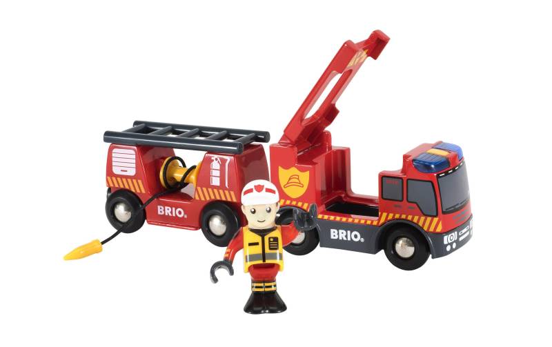 BRIO® Spielzeugeisenbahn-Erweiterung »Light & Sound Feuerwehr-Leiterfahrzeug« von BRIO®