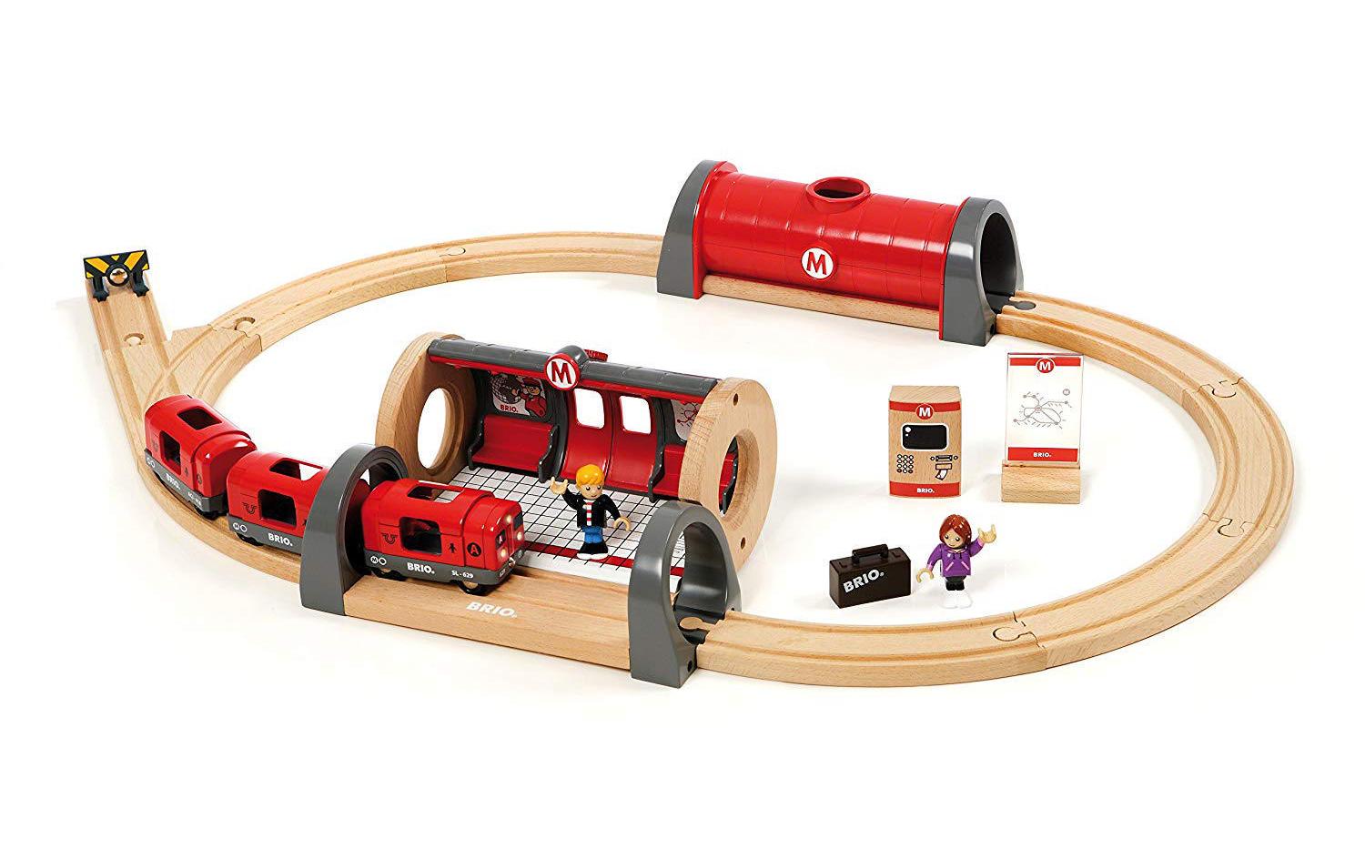 BRIO® Spielzeugeisenbahn-Erweiterung »BRIO® WORLD Metro Bahn Set«, (Set) von BRIO®