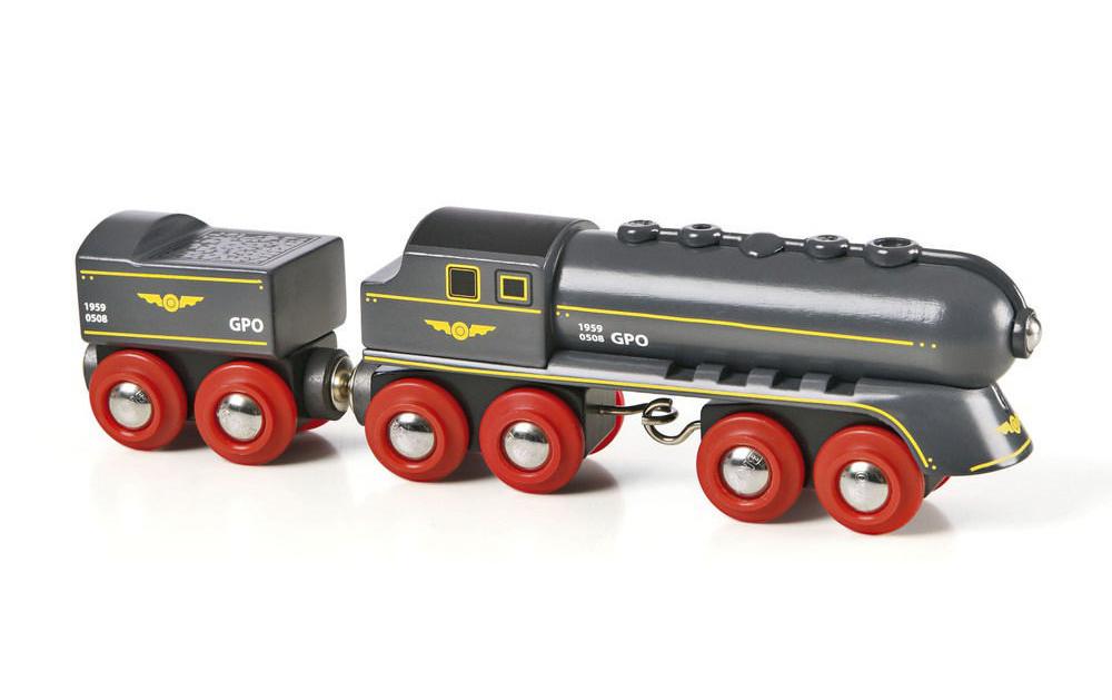 BRIO® Spielzeugeisenbahn-Lokomotive »BRIO® WORLD Schwarzer Kugelblitz mit Kohlentender« von BRIO®