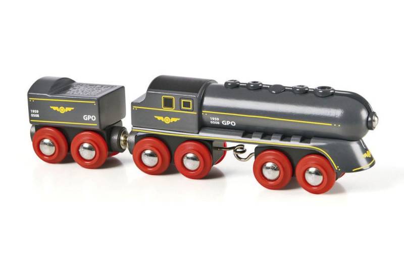 BRIO® Spielzeugeisenbahn-Lokomotive »BRIO® WORLD Schwarzer Kugelblitz mit Kohlentender« von BRIO®