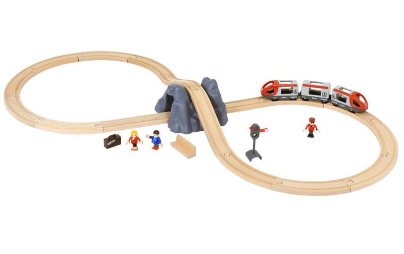 BRIO® Spielzeugeisenbahn-Erweiterung »BRIO® WORLD Eisenbahn Starter Set A«, (Set), mit Spielzeugeisenbahn von BRIO®