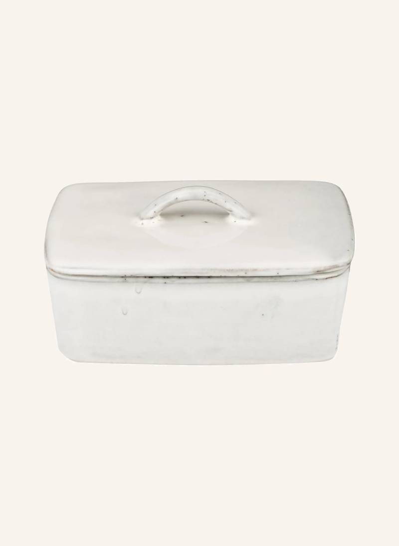 Broste Copenhagen Butterdose Nordic Sand weiss von BROSTE COPENHAGEN