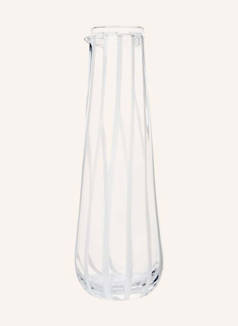 Broste Copenhagen Karaffe Stripe transparent von BROSTE COPENHAGEN