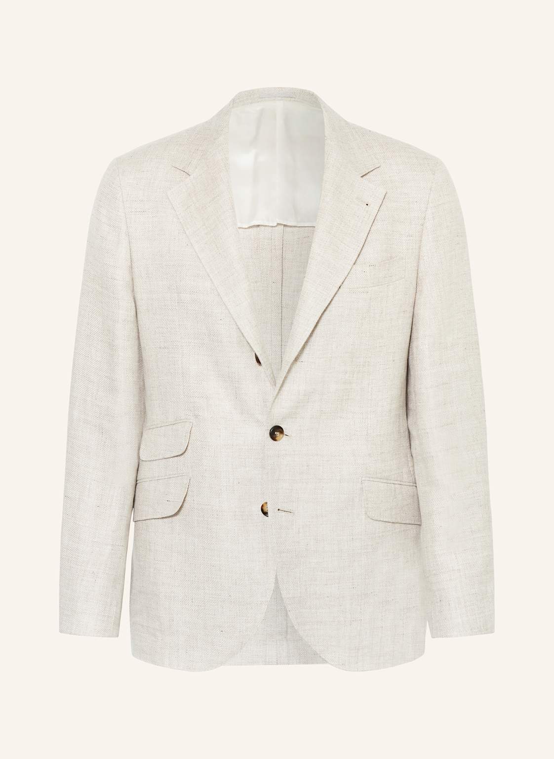 Brunello Cucinelli Anzug Slim Fit Mit Leinen weiss von BRUNELLO CUCINELLI