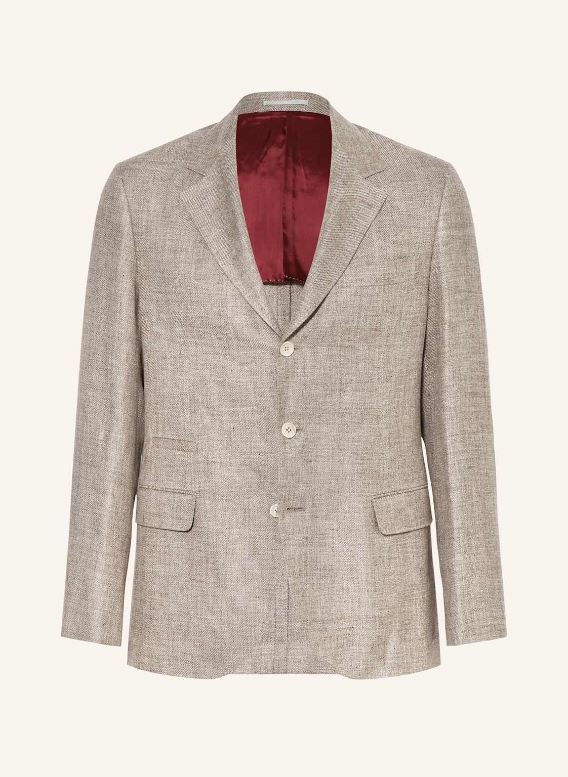 Brunello Cucinelli Anzugsakko Extra Slim Fit beige von BRUNELLO CUCINELLI