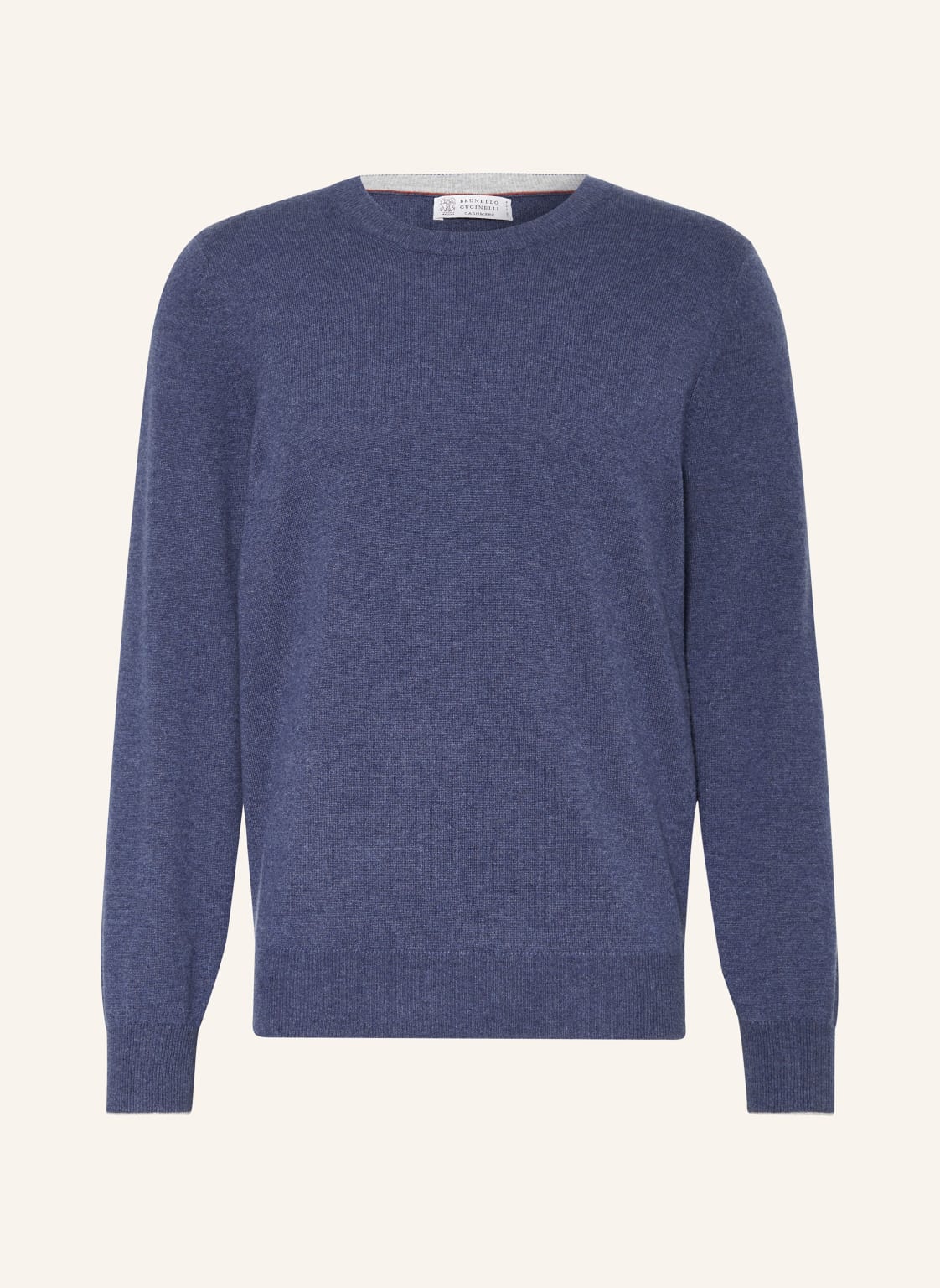 Brunello Cucinelli Cashmere-Pullover blau von BRUNELLO CUCINELLI