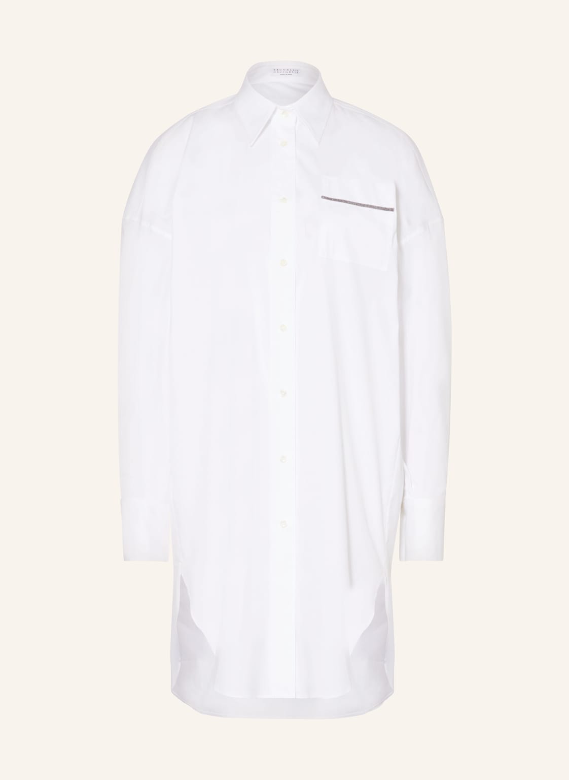 Brunello Cucinelli Hemdbluse weiss Brunello Cucinelli Hemdbluse weiss von BRUNELLO CUCINELLI