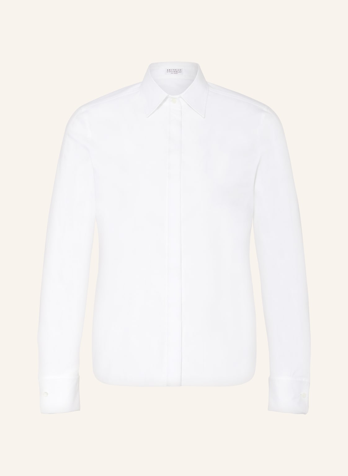 Brunello Cucinelli Hemdbluse weiss von BRUNELLO CUCINELLI