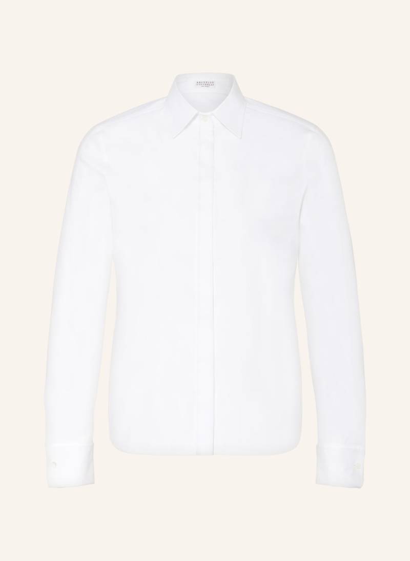 Brunello Cucinelli Hemdbluse weiss von BRUNELLO CUCINELLI