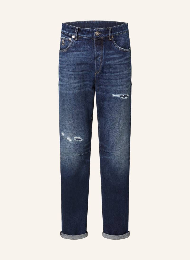 Brunello Cucinelli Jeans Extra Slim Fit blau von BRUNELLO CUCINELLI