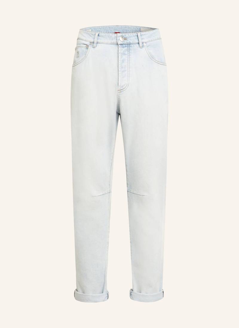 Brunello Cucinelli Jeans Leisure Fit blau von BRUNELLO CUCINELLI