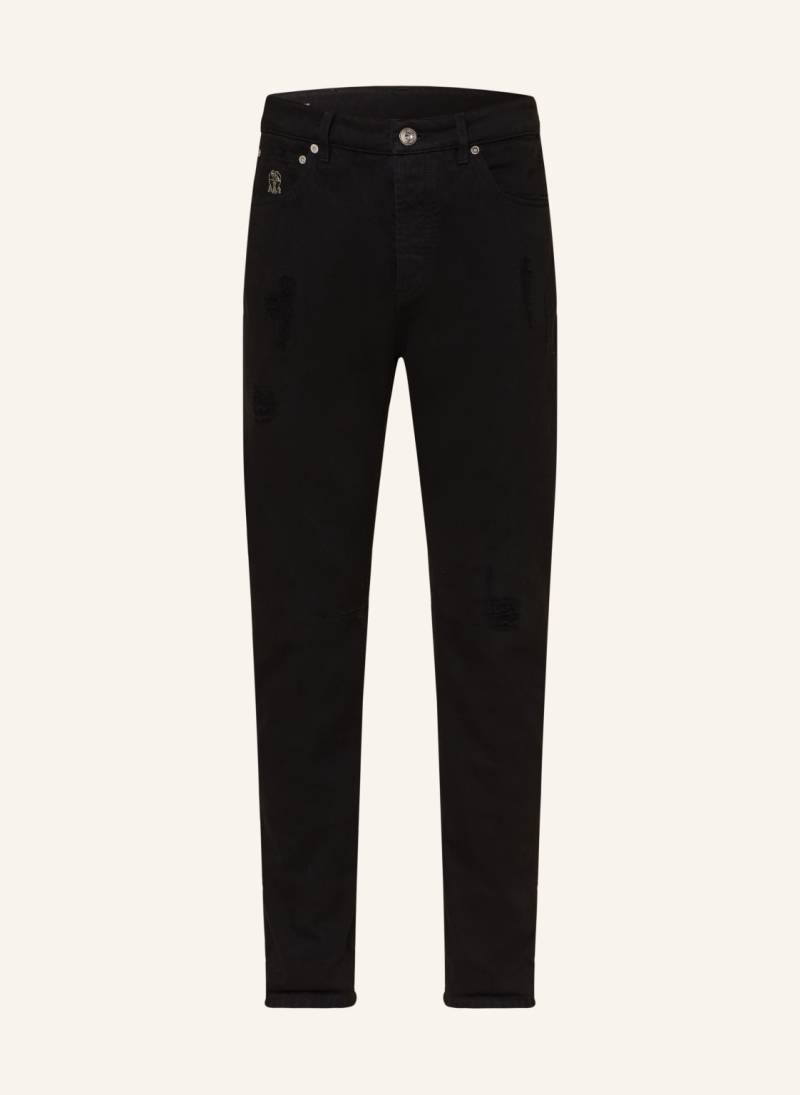 Brunello Cucinelli Jeans Leisure Fit schwarz von BRUNELLO CUCINELLI