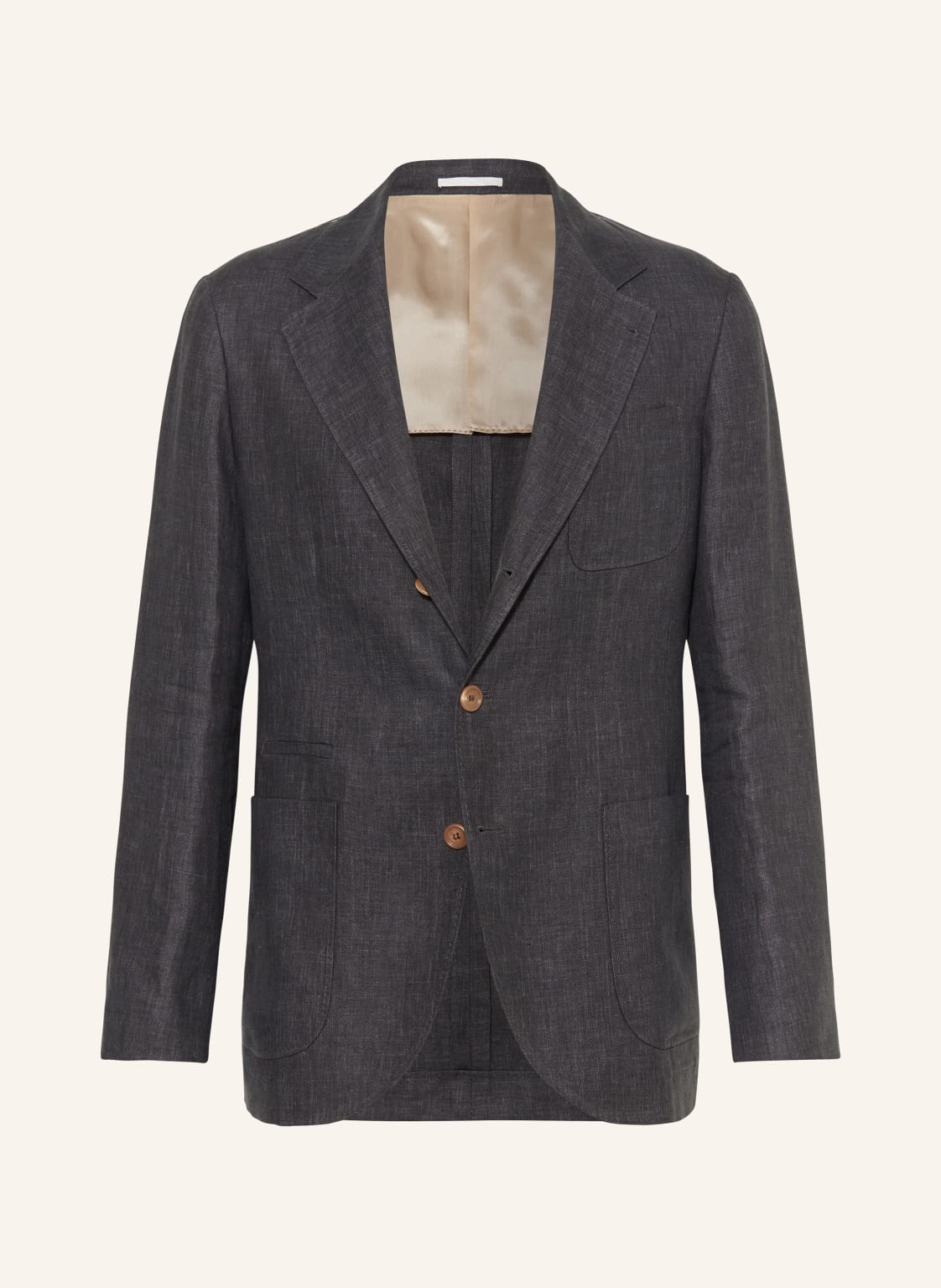 Brunello Cucinelli Leinensakko Slim Fit grau von BRUNELLO CUCINELLI