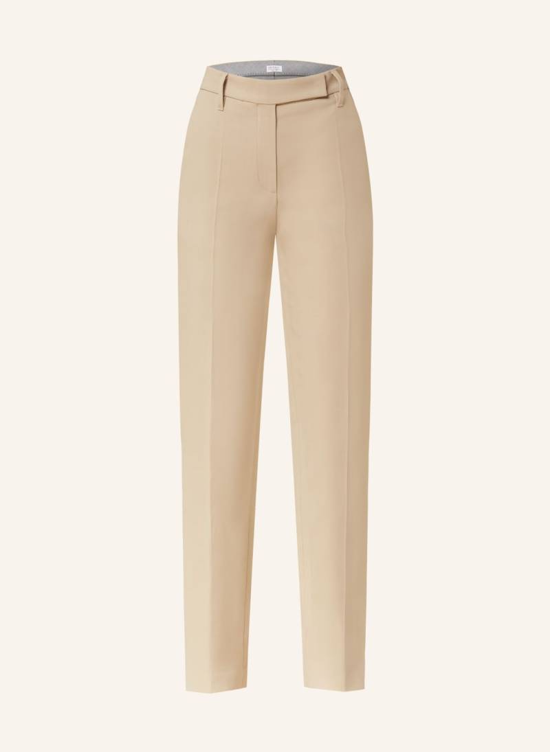 Brunello Cucinelli Marlenehose beige von BRUNELLO CUCINELLI