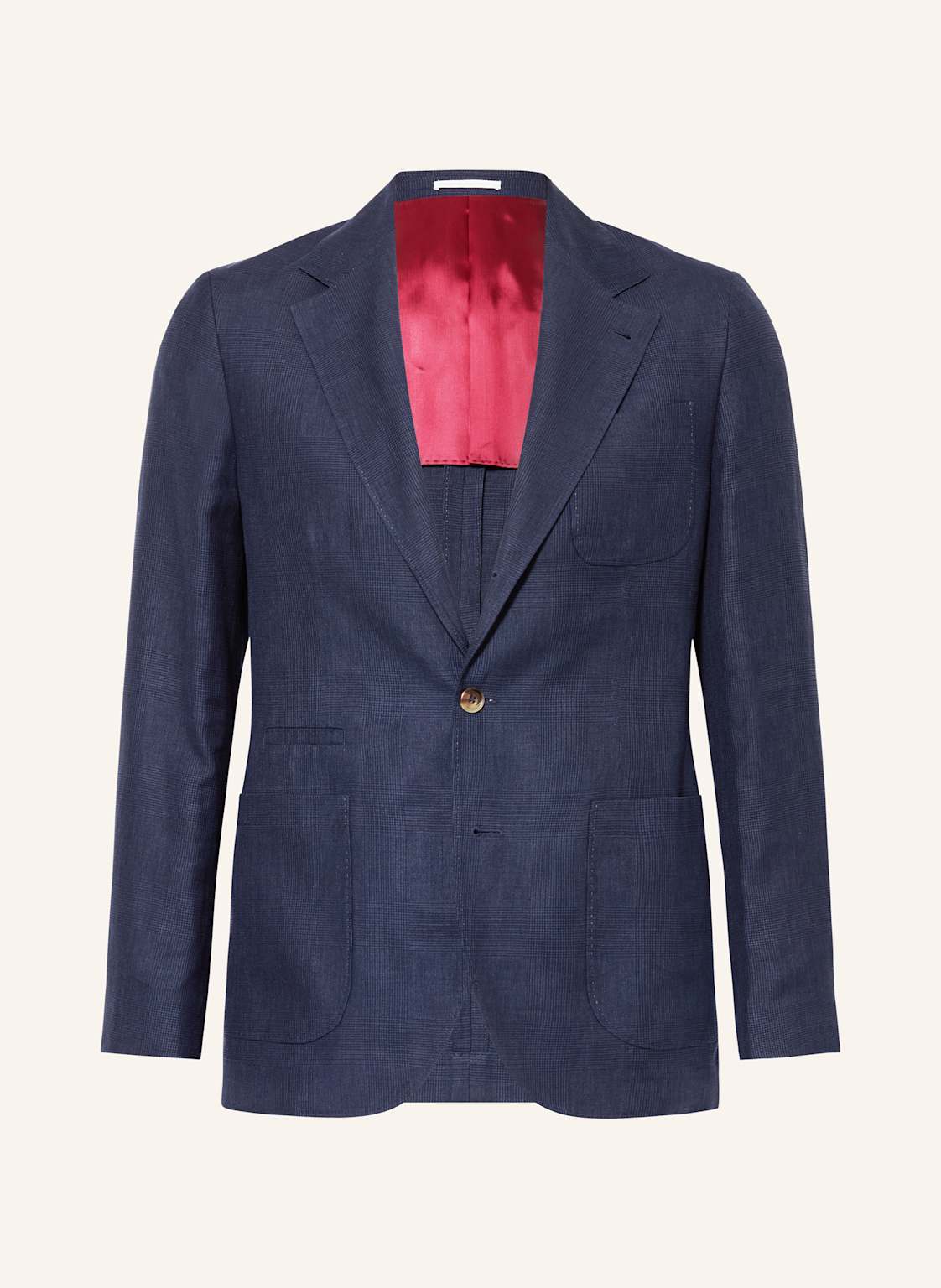 Brunello Cucinelli Sakko Extra Slim Fit Mit Leinen blau von BRUNELLO CUCINELLI