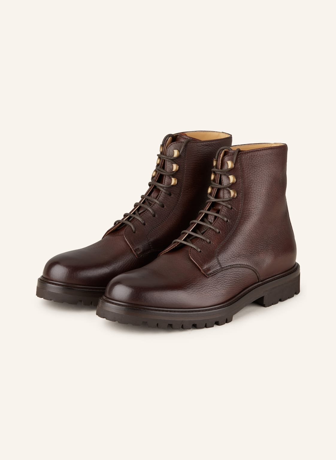 Brunello Cucinelli Schnürboots braun von BRUNELLO CUCINELLI