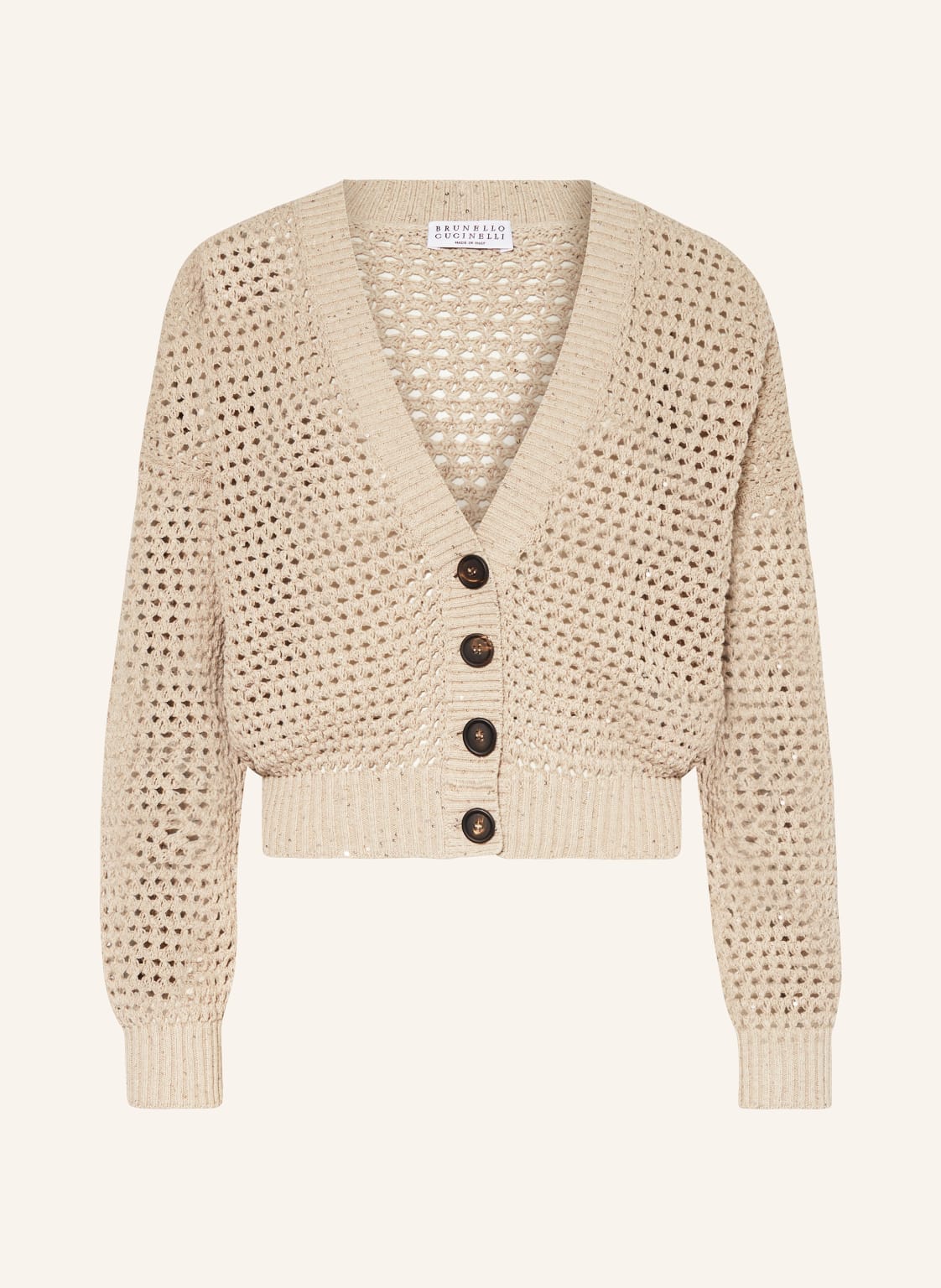 Brunello Cucinelli Strickjacke beige von BRUNELLO CUCINELLI