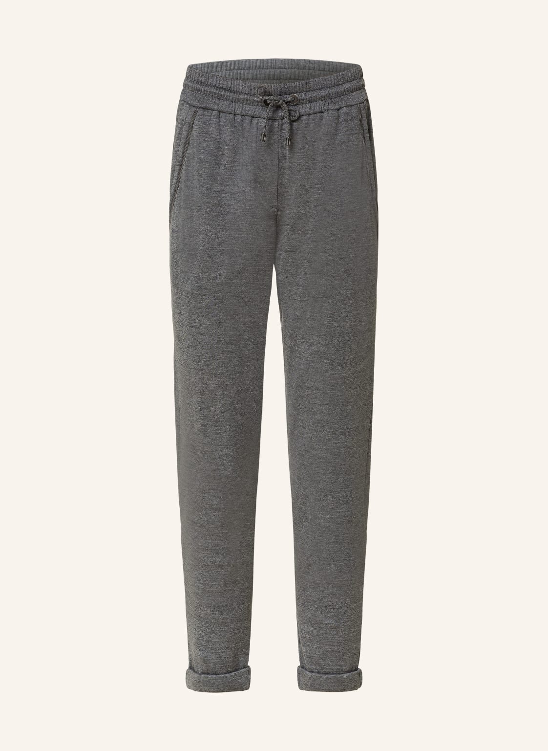 Brunello Cucinelli Sweatpants Mit Seide grau von BRUNELLO CUCINELLI