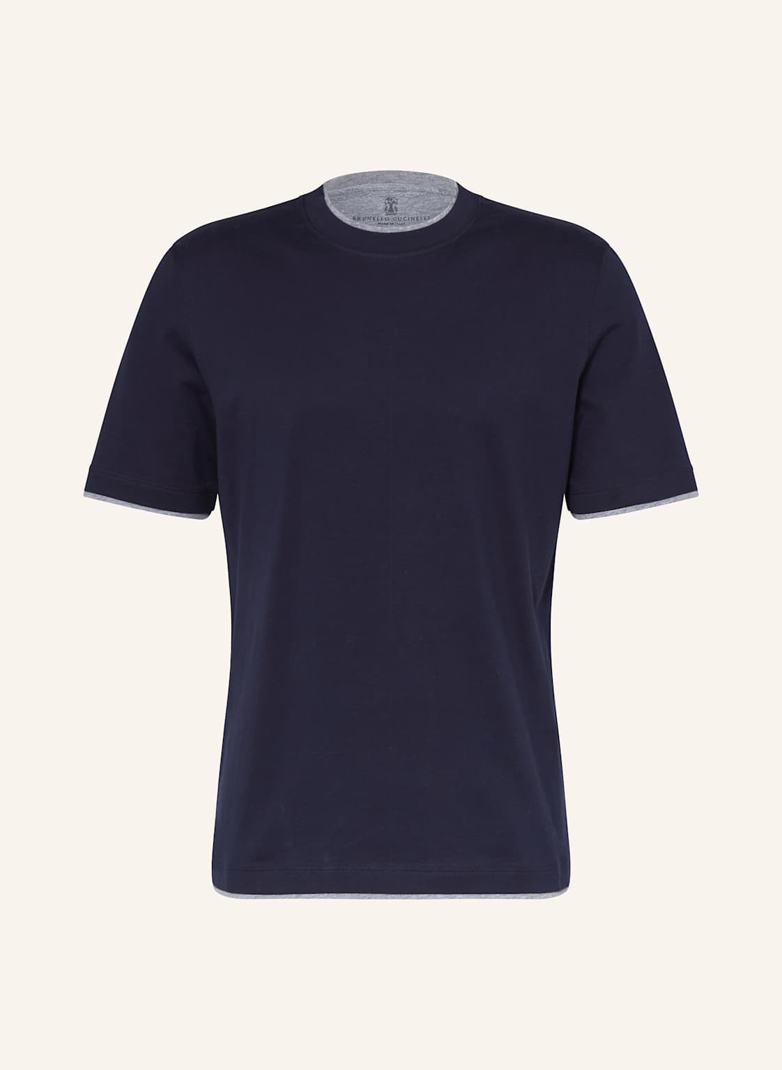 Brunello Cucinelli T-Shirt blau von BRUNELLO CUCINELLI