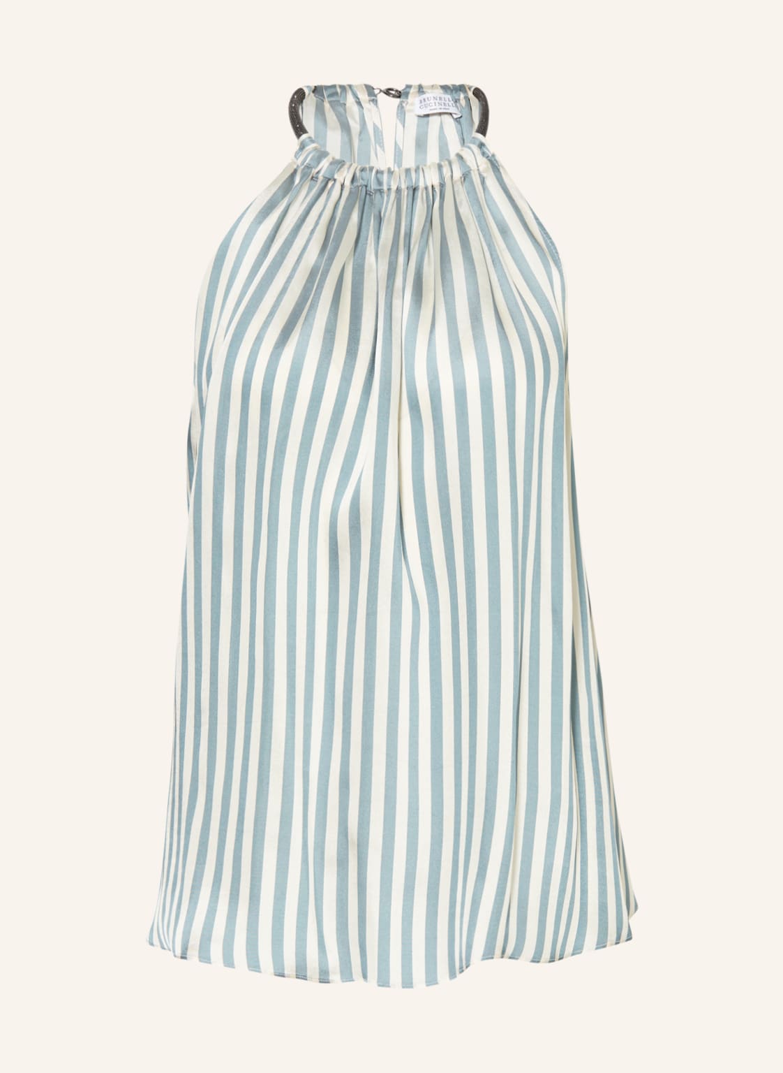 Brunello Cucinelli Top Mit Schmucksteinen blau Brunello Cucinelli Top Mit Schmucksteinen blau von BRUNELLO CUCINELLI