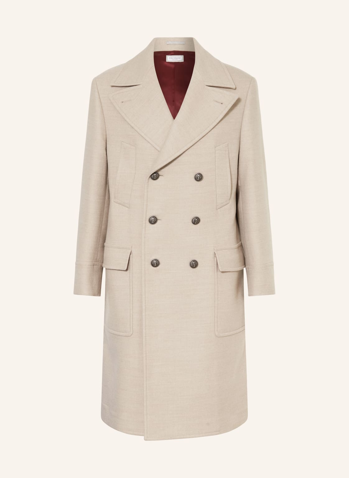 Brunello Cucinelli Wollmantel braun Brunello Cucinelli Wollmantel braun von BRUNELLO CUCINELLI