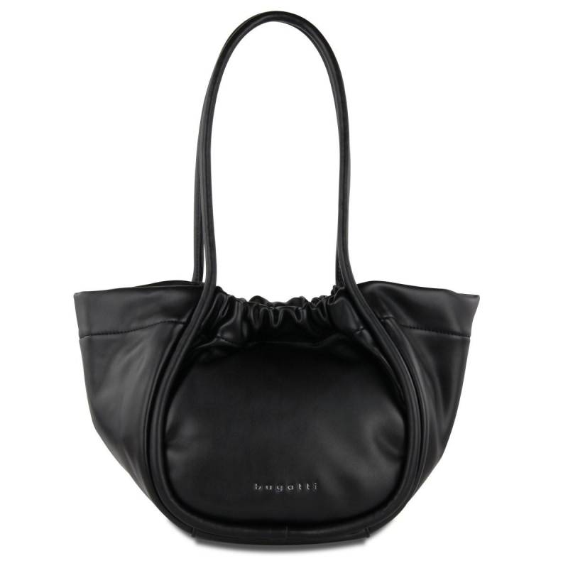 Daria Schultertasche S Schwarz Damen Schwarz ONE SIZE von BUGATTI