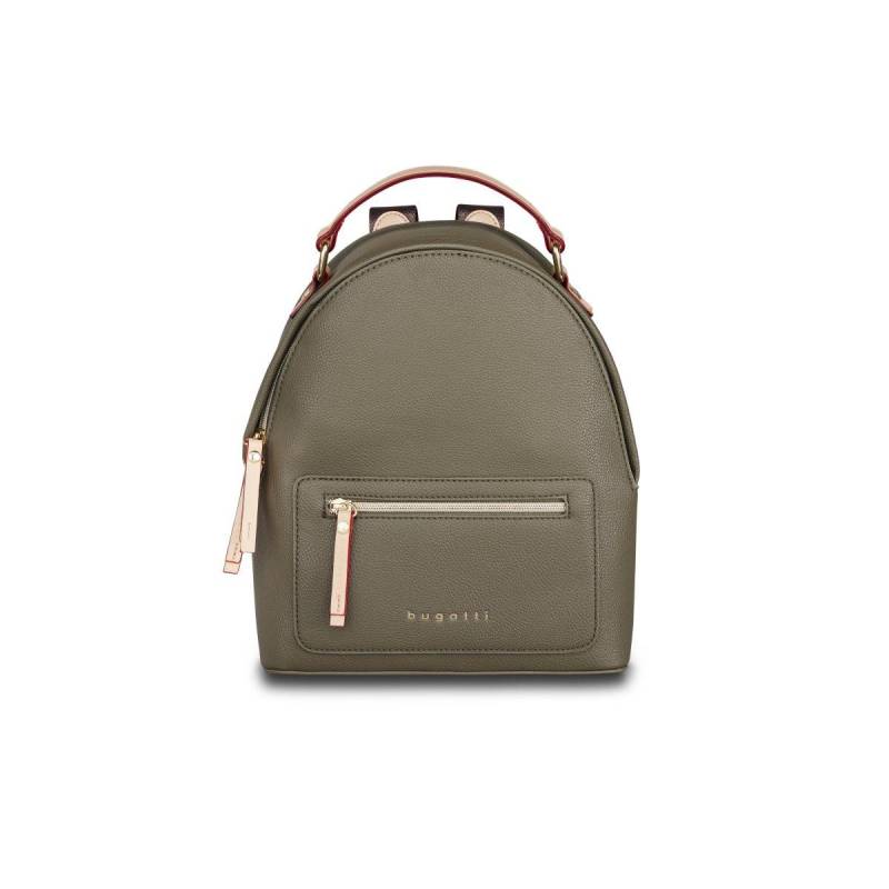 Bugatti - Ella Rucksack klein, für Damen, Olivegrün, One Size von Bugatti