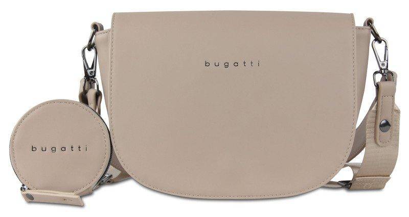 Bugatti - Almata Schultertasche M Sand, für Damen, Beige, One Size von Bugatti