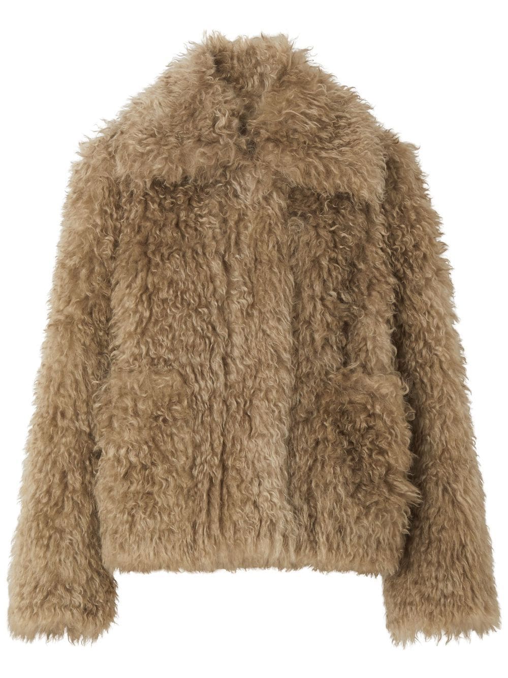 Burberry mohair-blend oversized jacket - Neutrals von Burberry