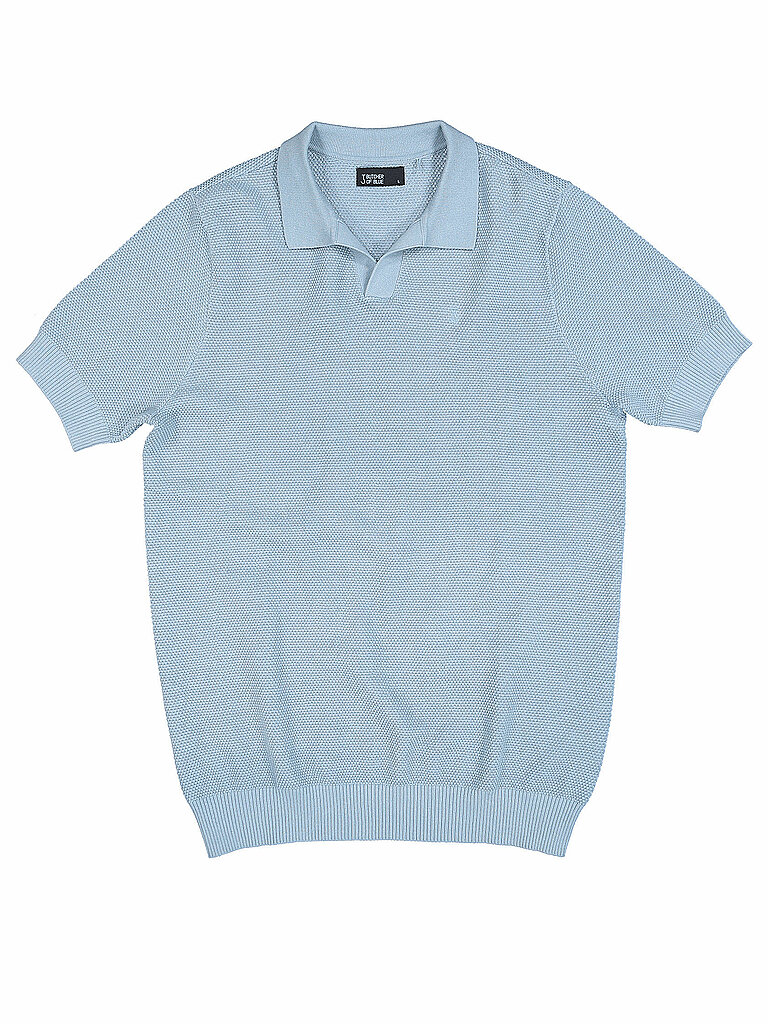 BUTCHER OF BLUE Poloshirt hellblau | L von BUTCHER OF BLUE