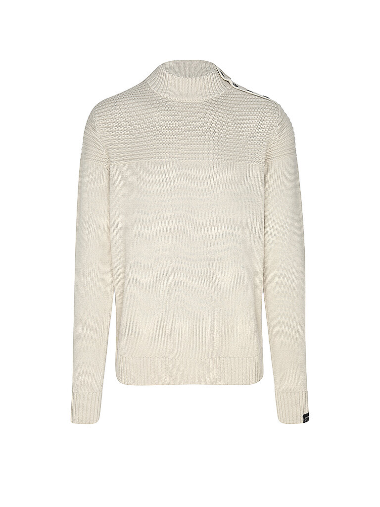 BUTCHER OF BLUE Pullover MORRIS MOCK beige | L von BUTCHER OF BLUE